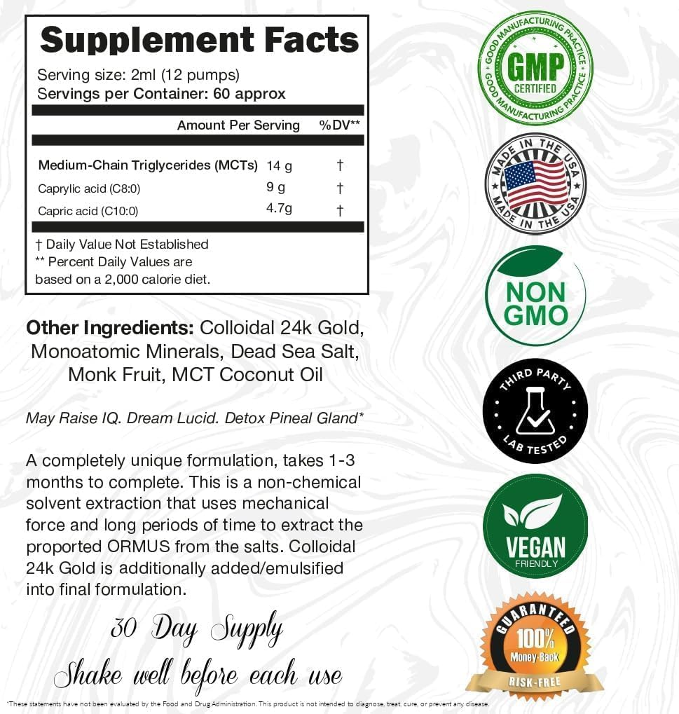 Ormus Oil