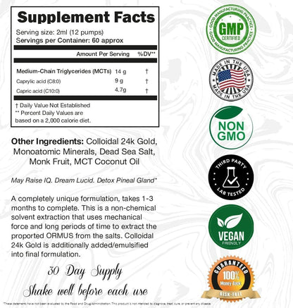Ormus Oil